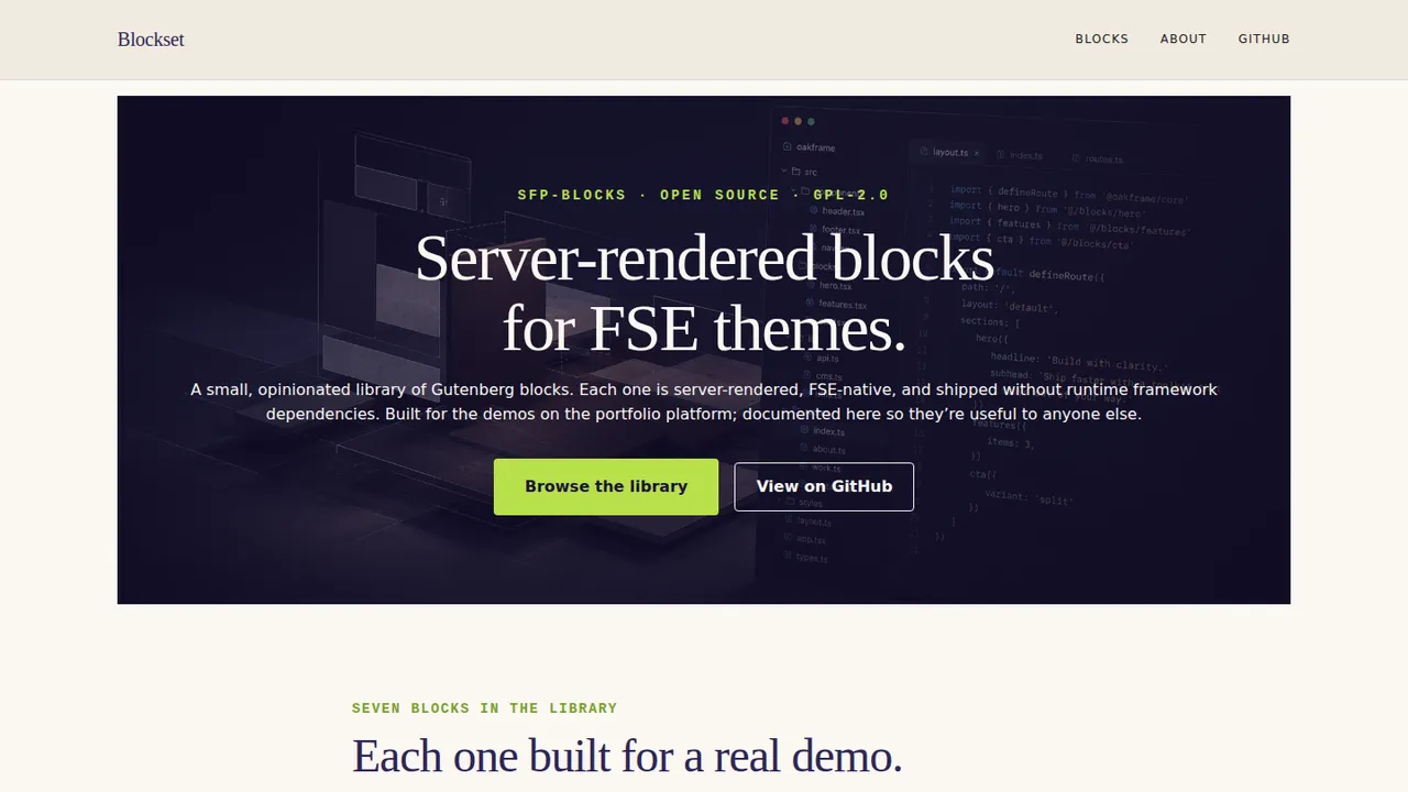 Blockset